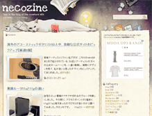 Tablet Screenshot of necozine.com